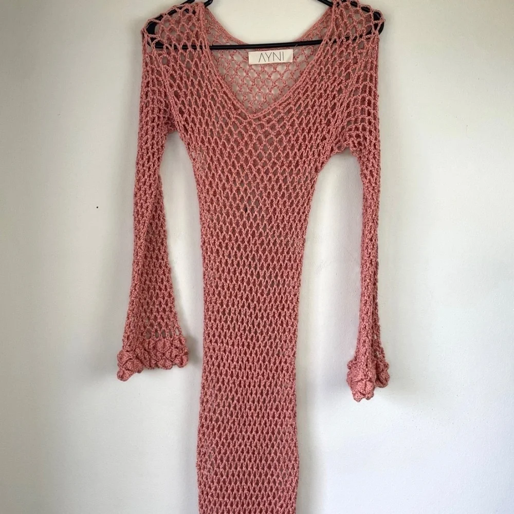 AYNI‎ IMAC Crochet Knit Maxi Dress